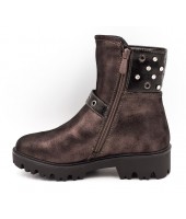 Сапоги детские Flois-Kids, иск.кожа, шерсть, цвет т.серый, р-р 33-38 FL-W11235 SPZ 